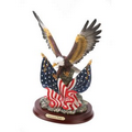 Patriotic Eagle Statue